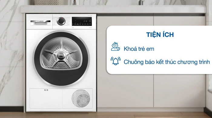 Máy Sấy Ngưng Tụ Bosch WPG24100MY Seri 6, 9 Kg